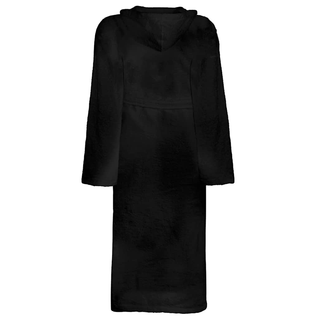 VidaXL peignoir kinn noir s coton