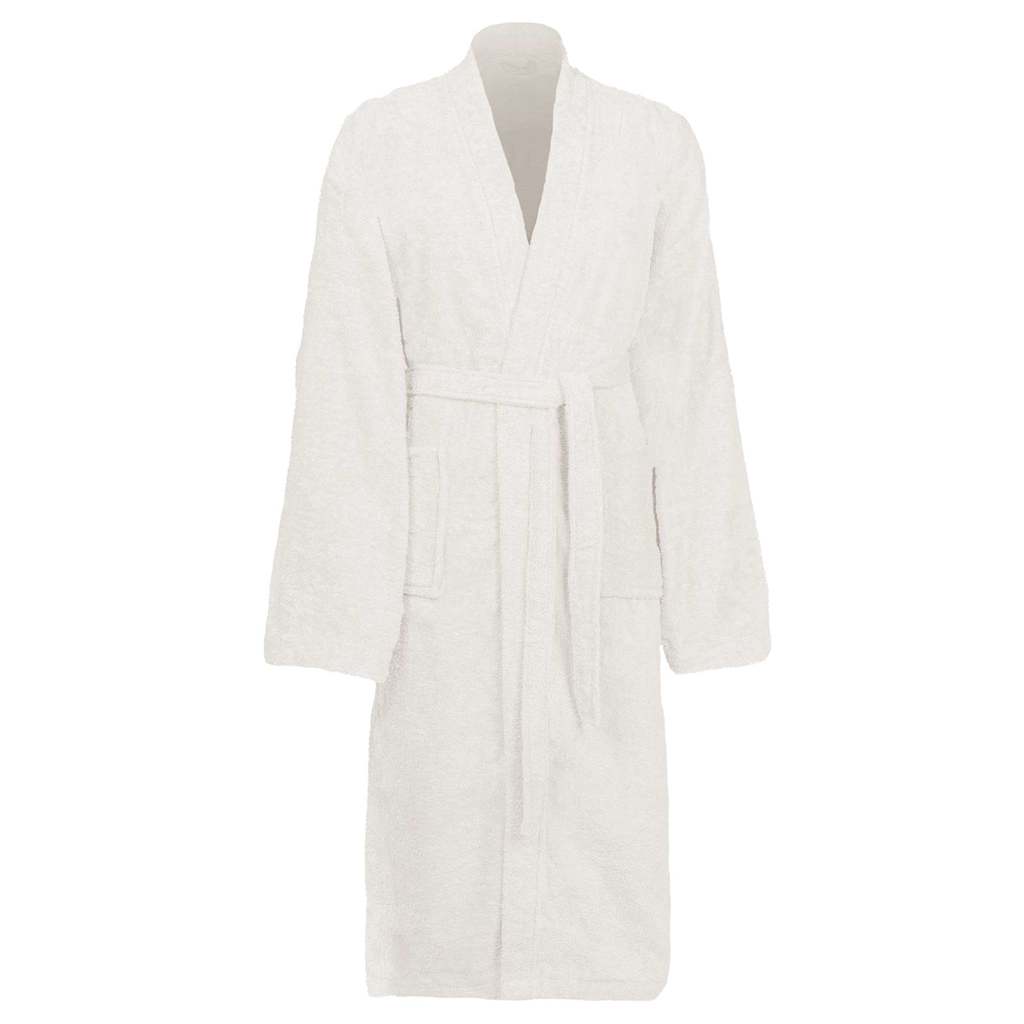 VidaXL peignoir kinn blanc xxl coton