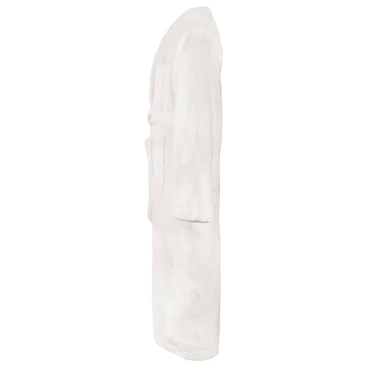 VidaXL peignoir kinn blanc XXXL coton