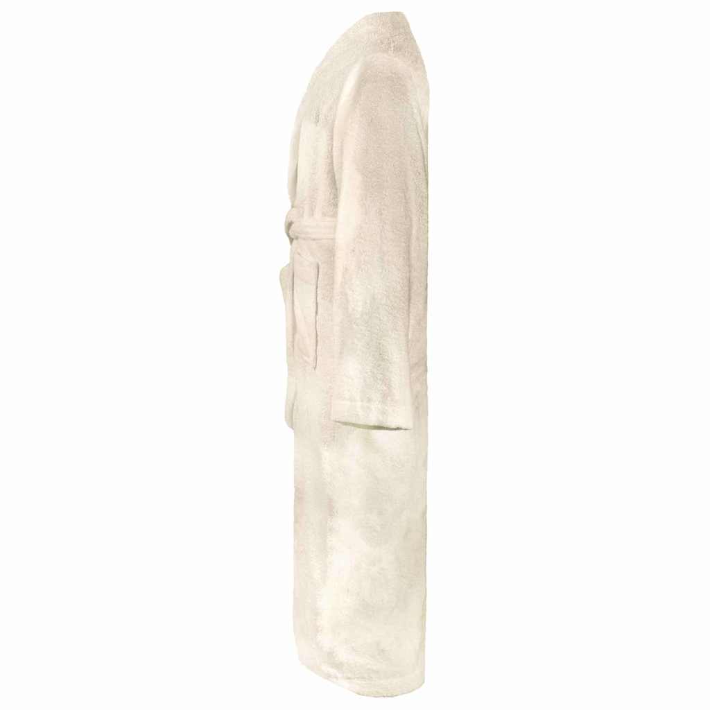 VidaXL peignoir kinn crème s coton
