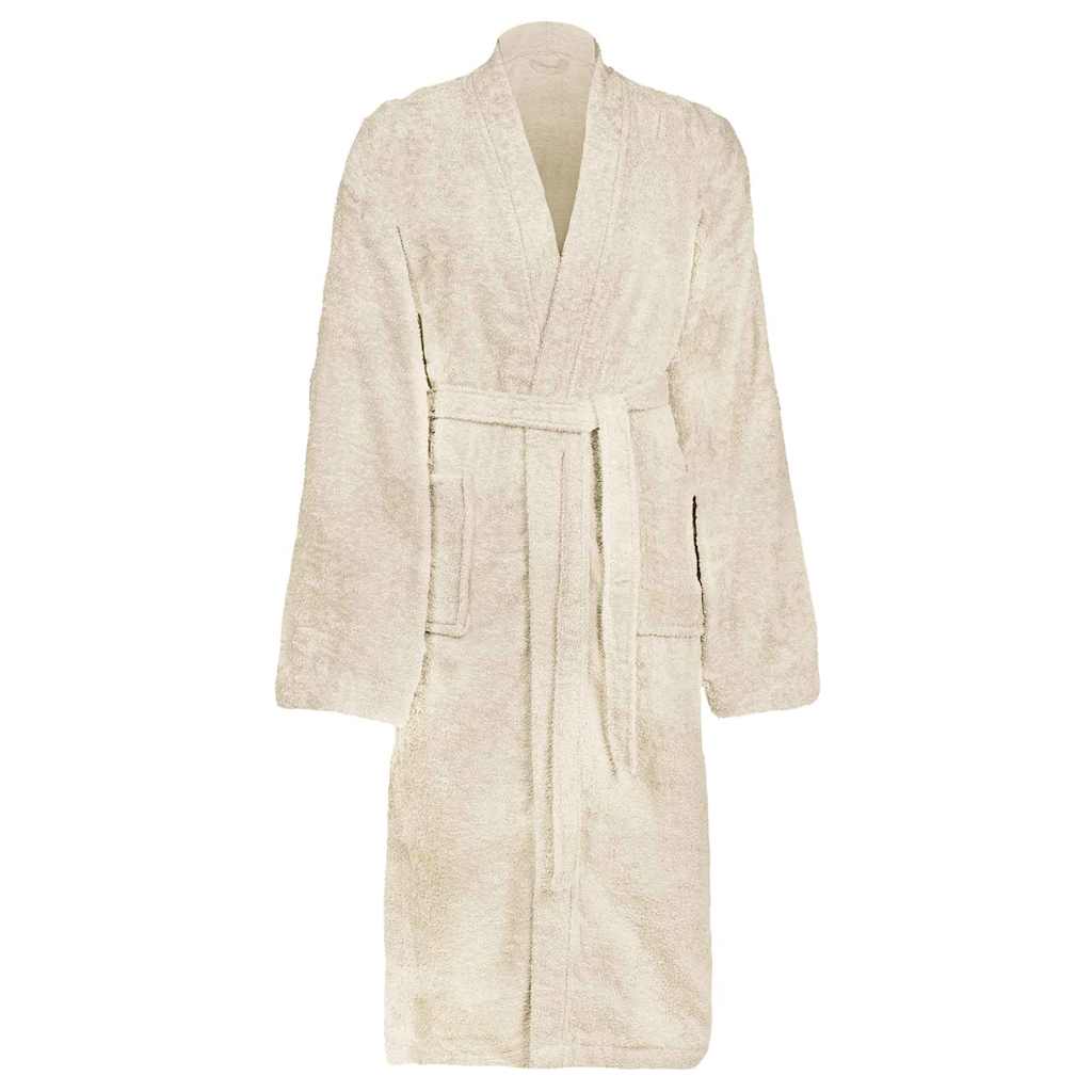 VidaXL peignoir kinn crème m coton