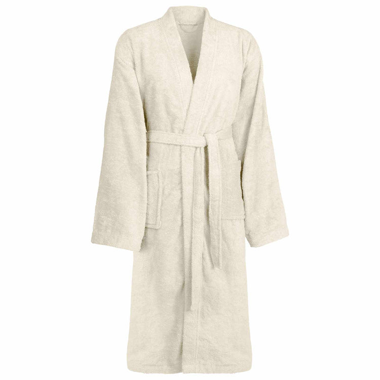VidaXL peignoir Kinn crème XXXL coton