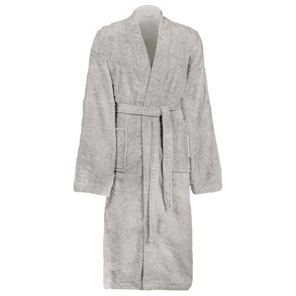 VidaXL peignoir kinn gris m coton