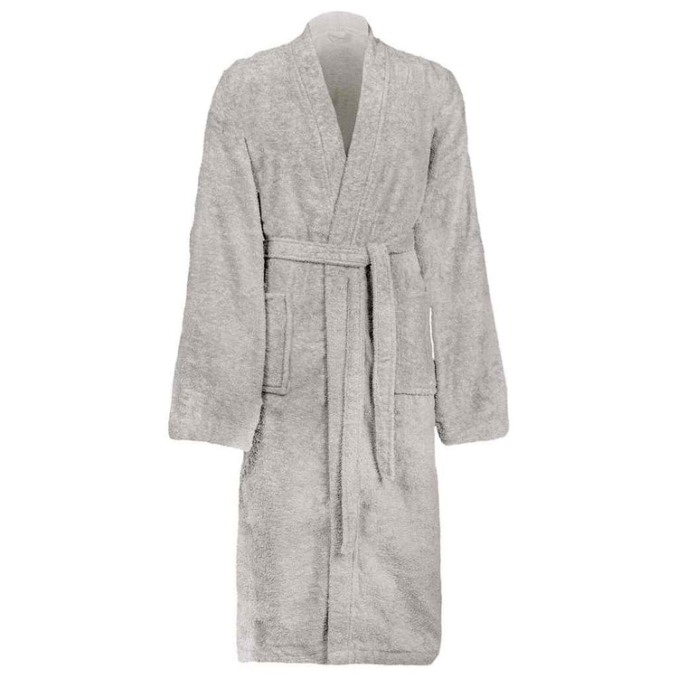 VidaXL peignoir kinn gris xxxl coton