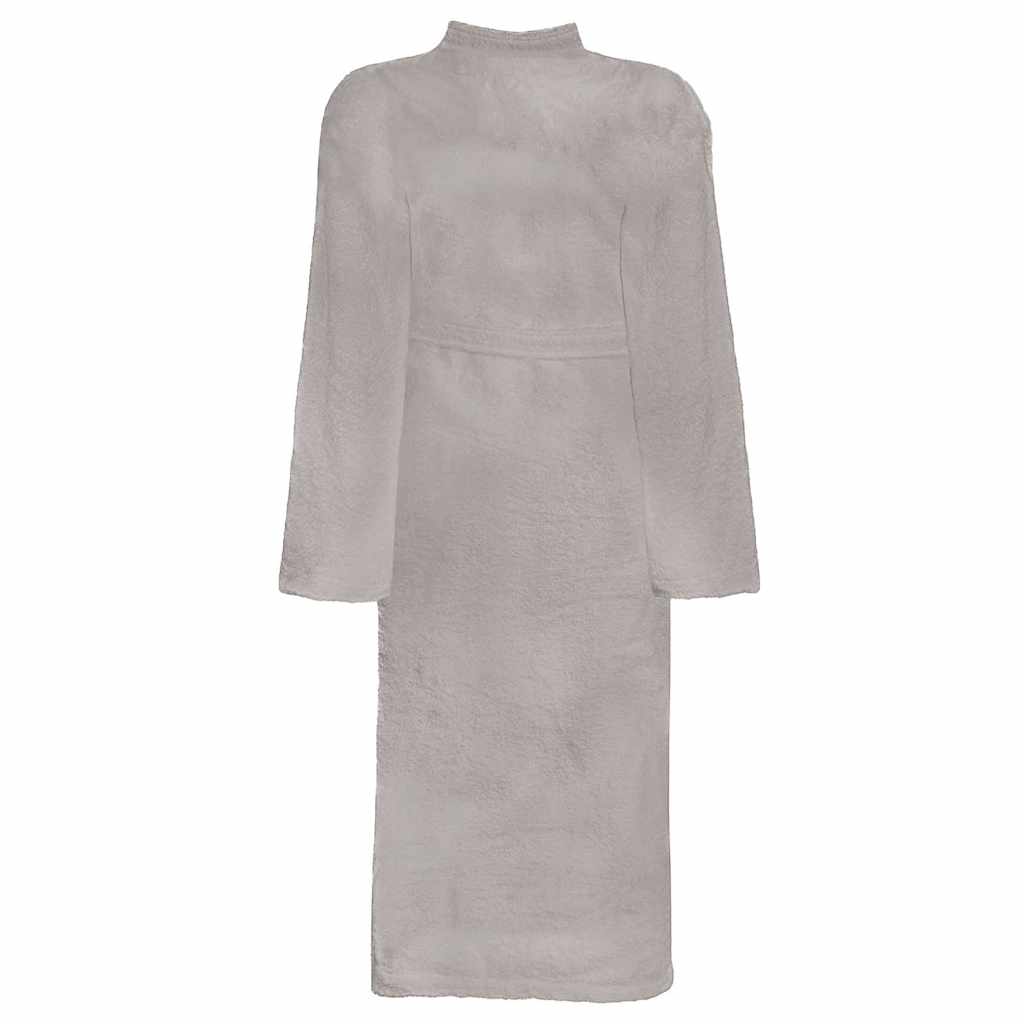 VidaXL peignoir kinn gris xxxl coton