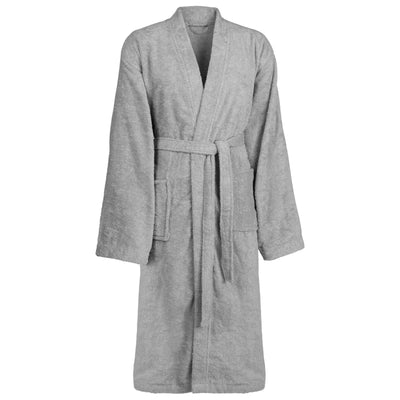 VidaXL peignoir kinn gris xxxl coton