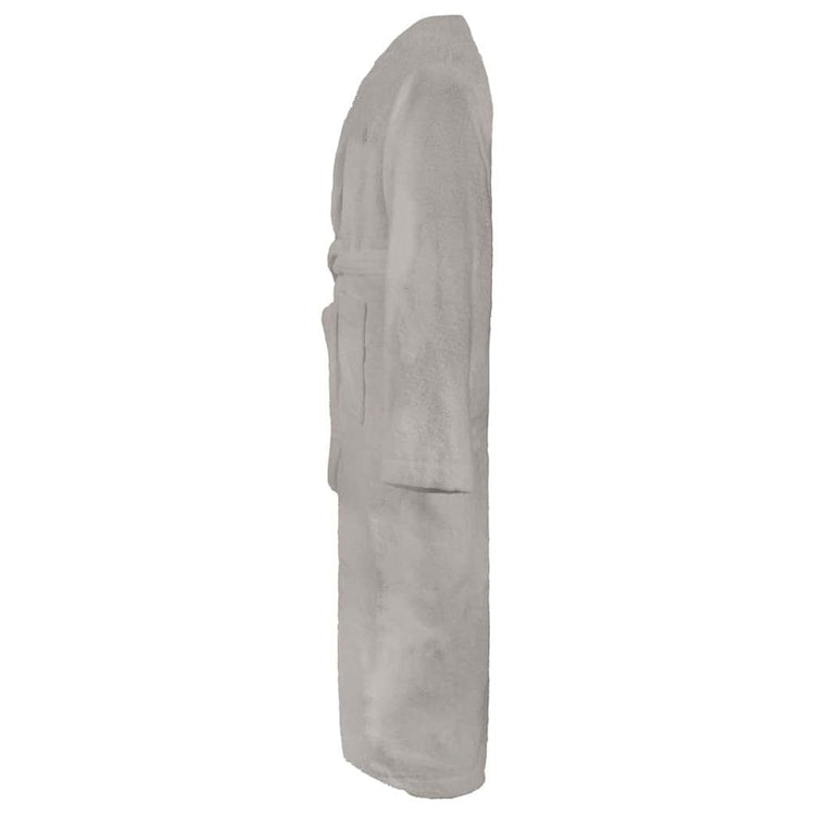 VidaXL peignoir kinn gris xxxl coton