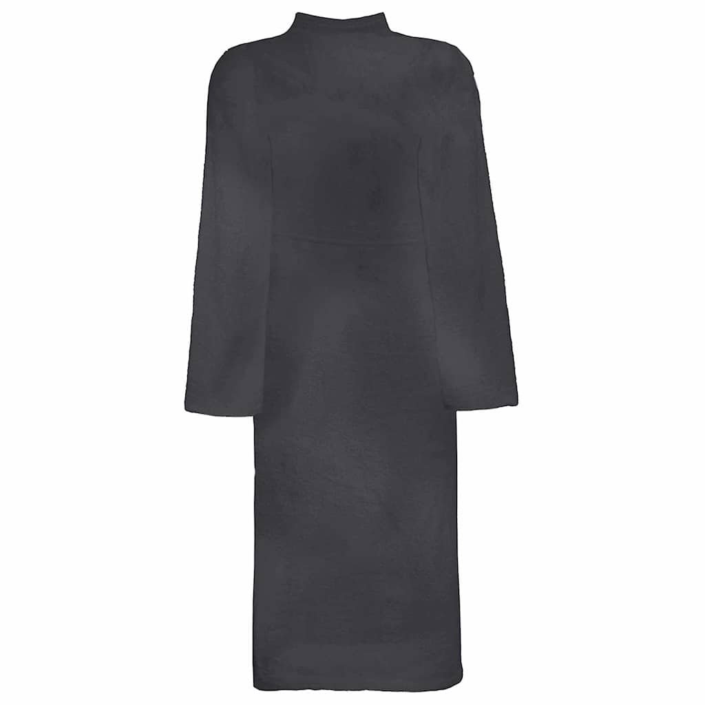 VidaXL peignoir kinn anthracite avec coton