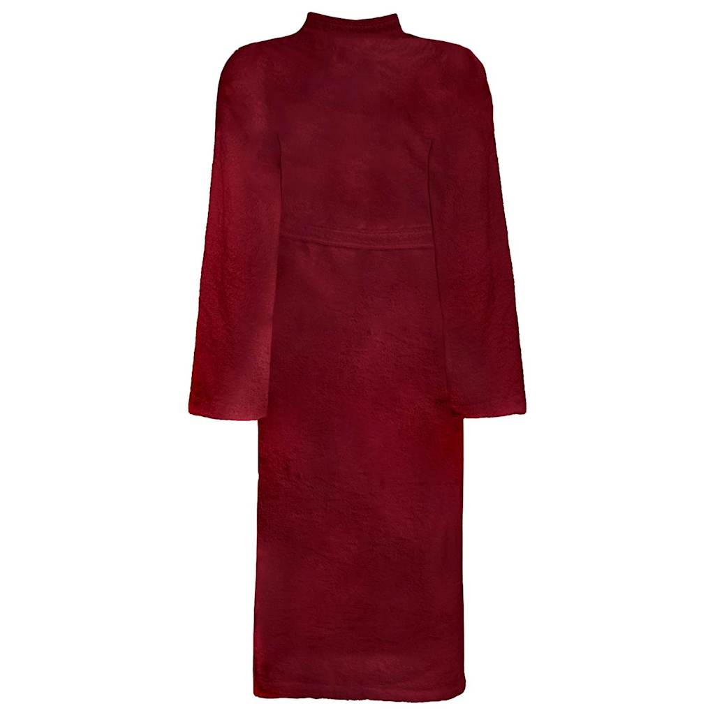 VidaXL peignoir kinn rouge s coton