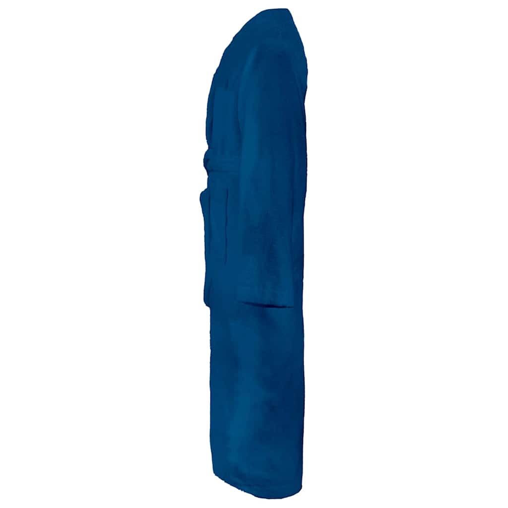 VidaXL peignoir kinn bleu s coton