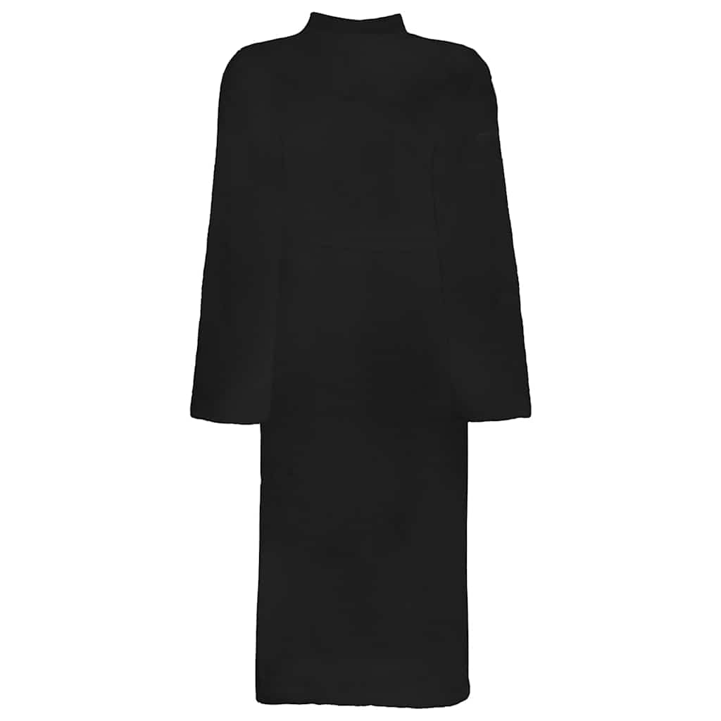 VidaXL peignoir kinn noir s coton