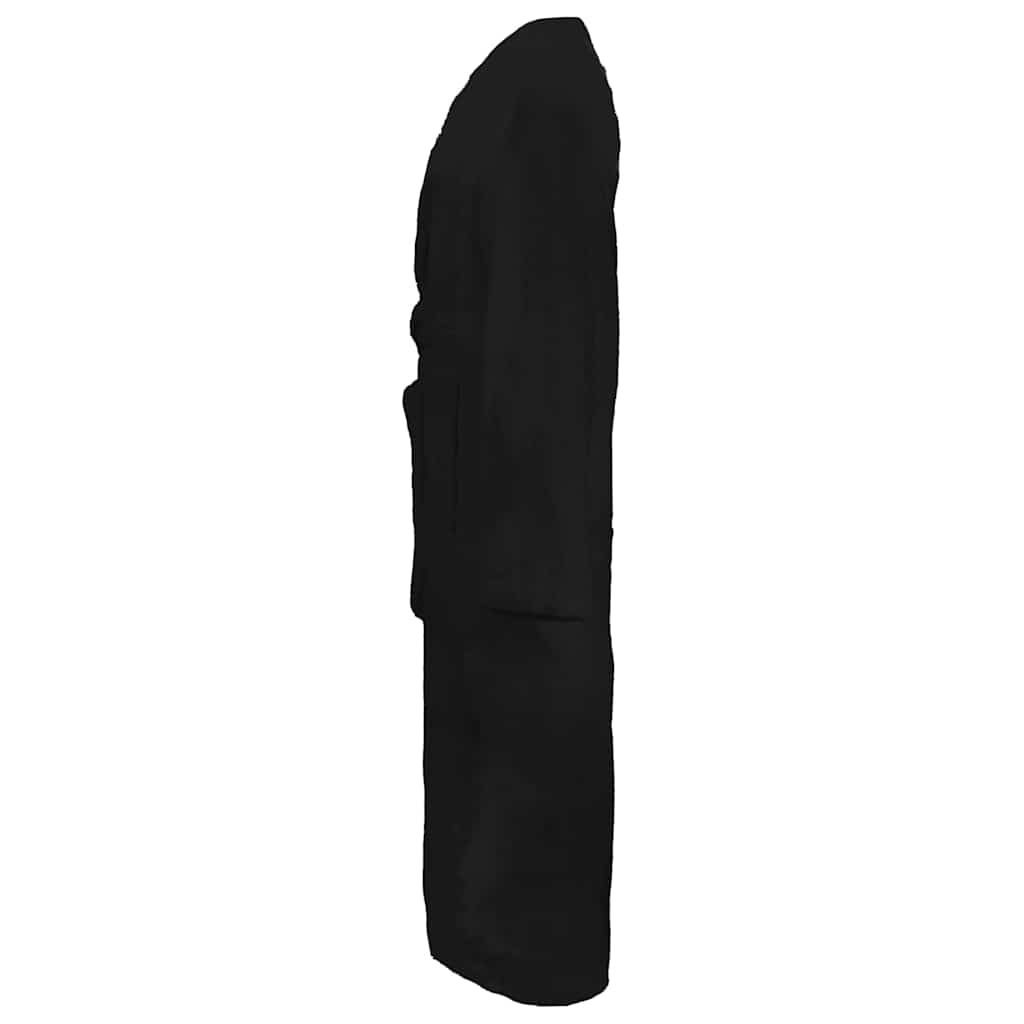 VidaXL peignoir kinn noir xxl coton
