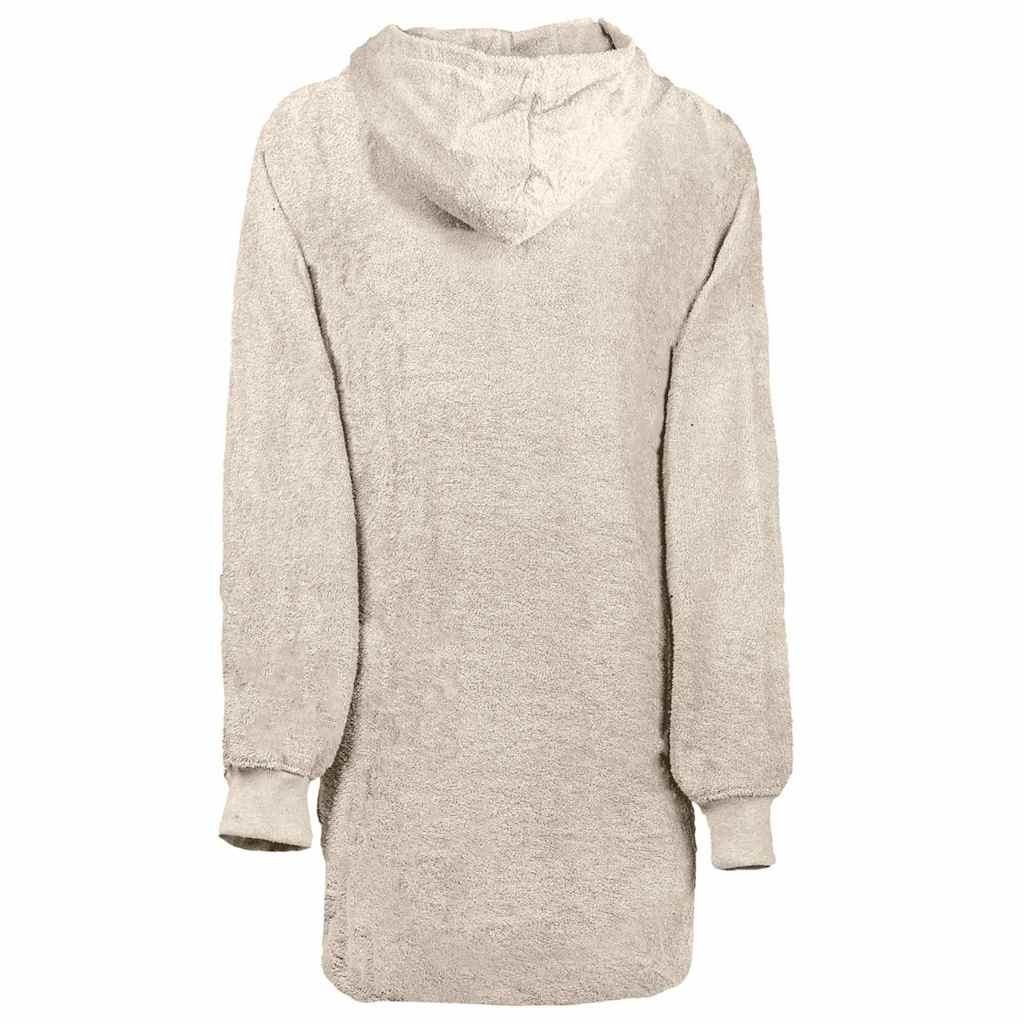 VidaXL couverture à capuche kinn crème l coton