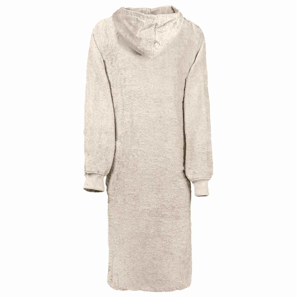VidaXL couverture à capuche kinn crème xl coton