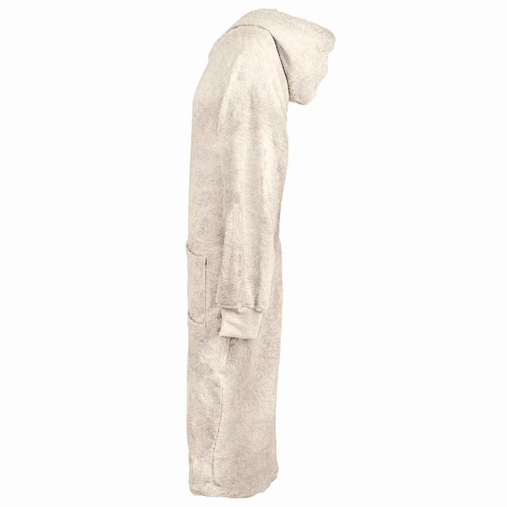VidaXL couverture à capuche kinn crème xl coton
