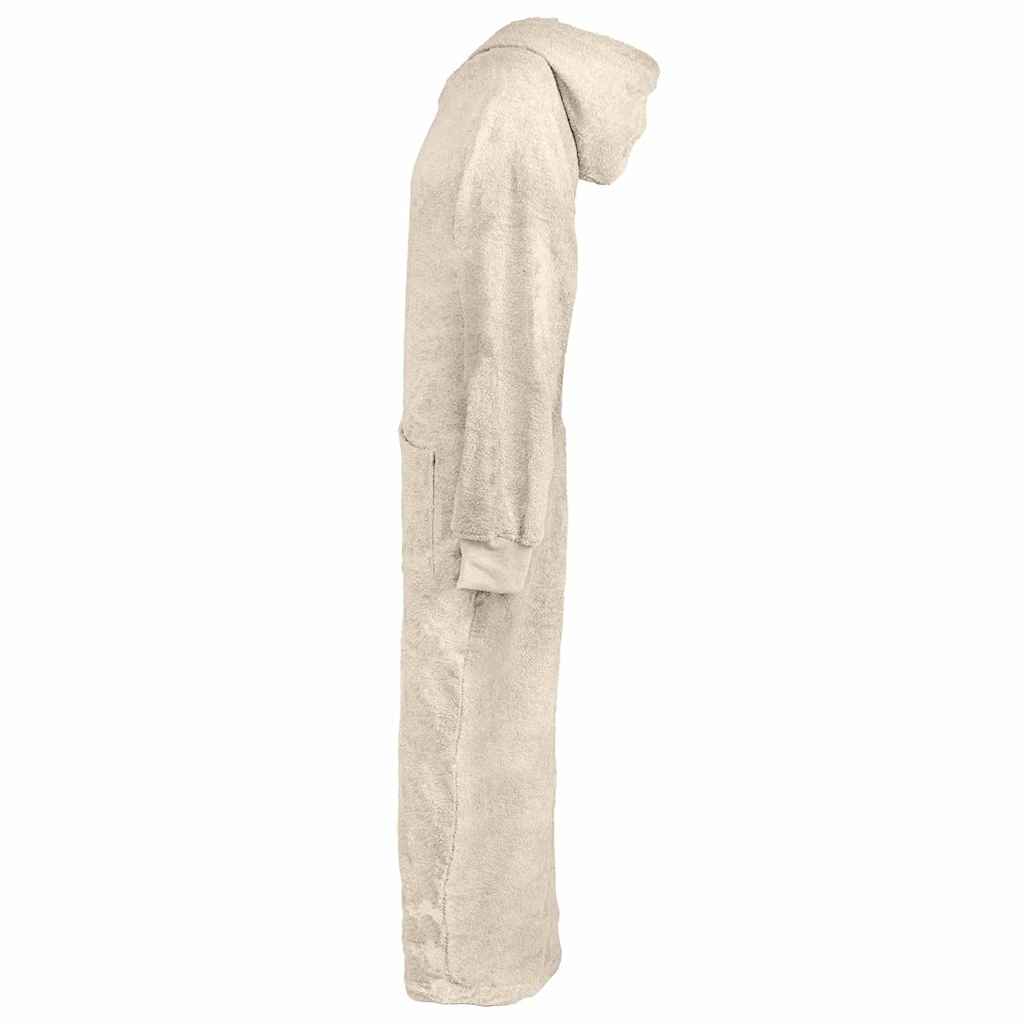 VidaXL couverture à capuche kinn crème xxl coton