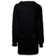 VidaXL couverture à capuche kinn noir l coton