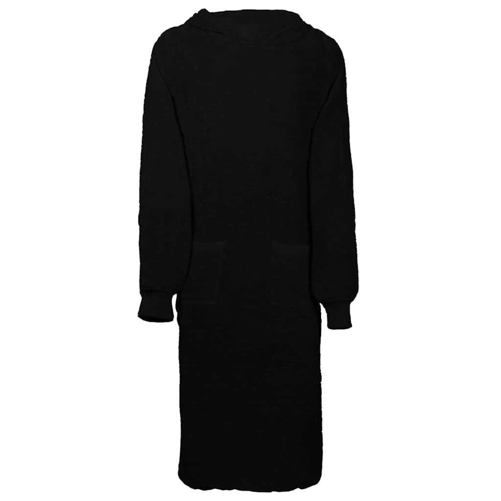 VidaXL couverture à capuche kinn noir xl coton