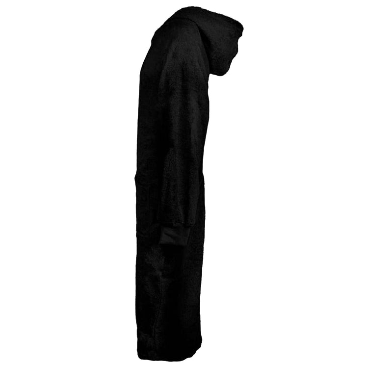 VidaXL couverture à capuche kinn noir xl coton