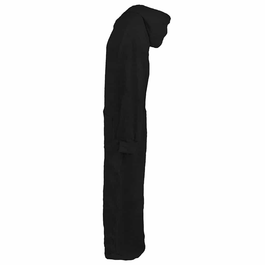 VidaXL couverture à capuche kinn noir xxl coton