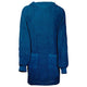 VidaXL couverture à capuche kinn bleu marine l coton