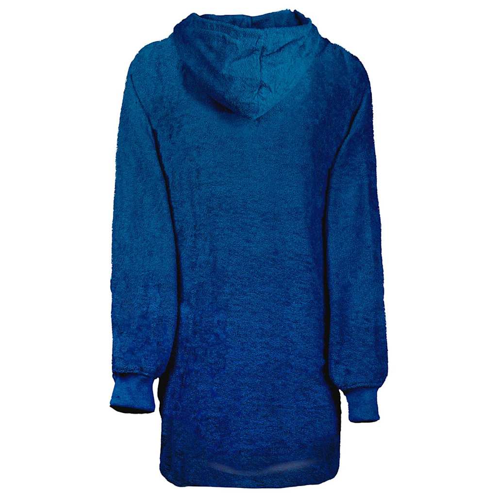 VidaXL couverture à capuche kinn bleu marine l coton