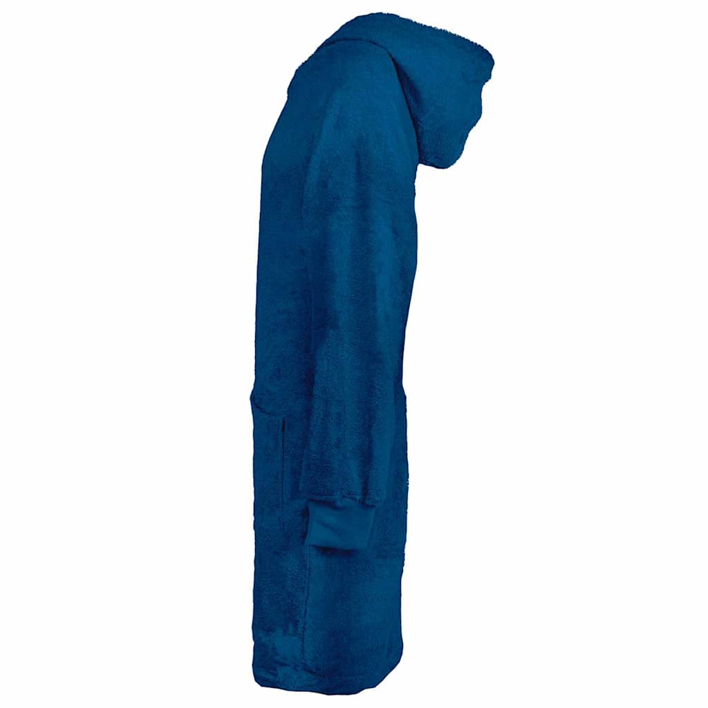 VidaXL couverture à capuche kinn bleu marine l coton