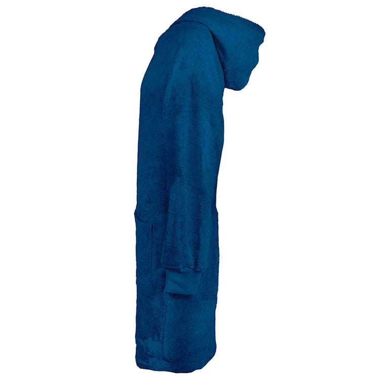 VidaXL couverture à capuche kinn bleu marine l coton