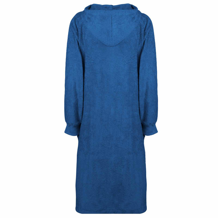 VidaXL couverture à capuche kinn bleu marine xl coton