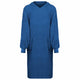VidaXL couverture à capuche kinn bleu marine xl coton