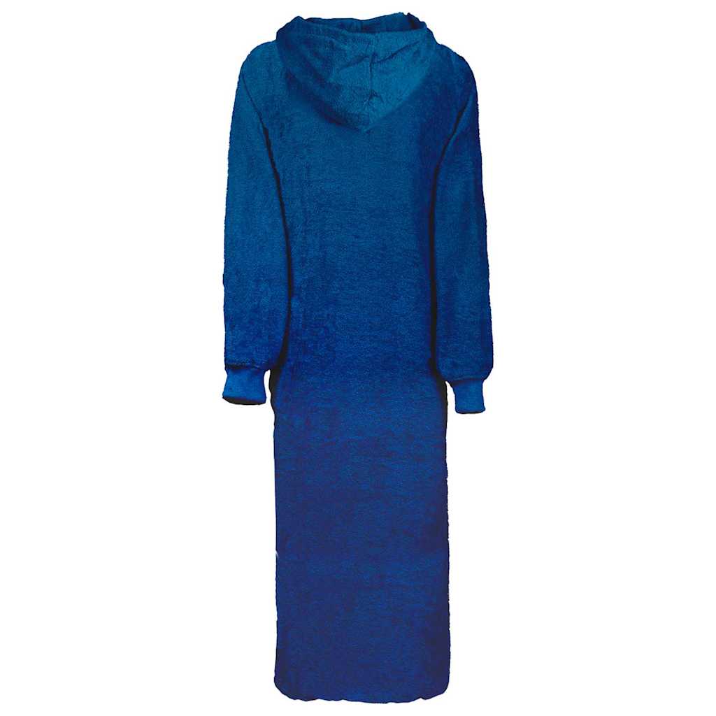 VidaXL couverture à capuche kinn bleu marine XXL coton