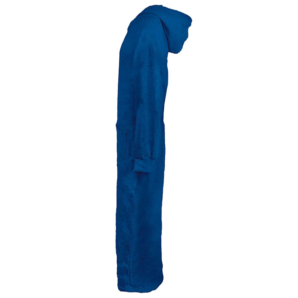 VidaXL couverture à capuche kinn bleu marine XXL coton