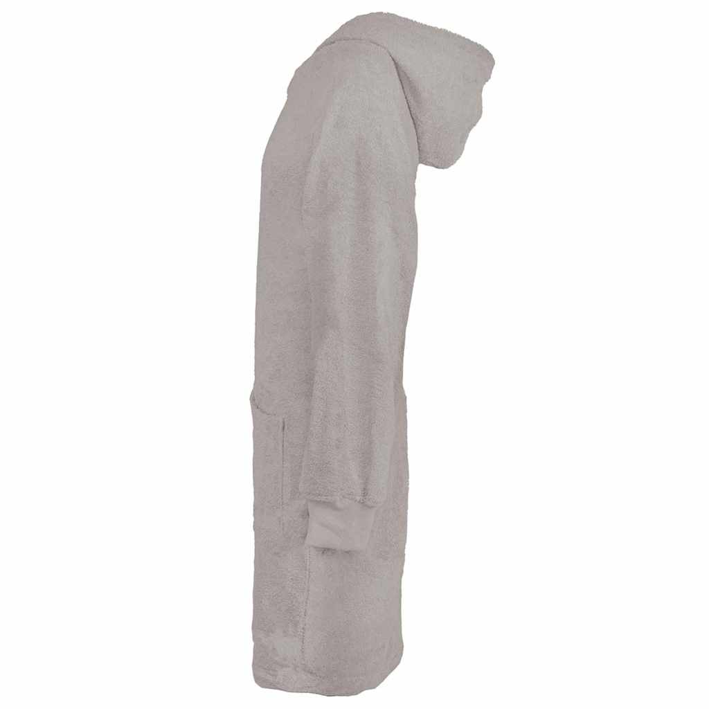 VidaXL couverture à capuche kinn gris l coton