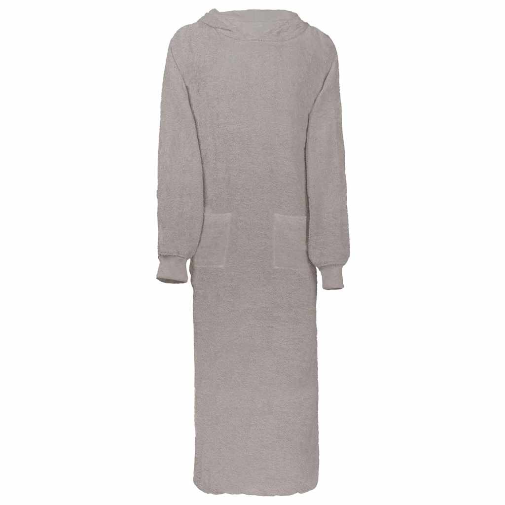 Vidaxl couverture sweat à capuche kinn gris xxl coton