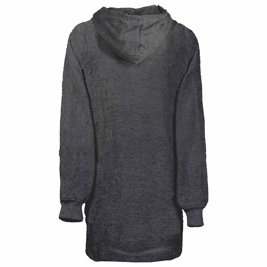 Vidaxl couverture sweat à capuche kinn anthracite l coton