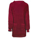 Vidaxl couverture à capuche kinn rouge l coton