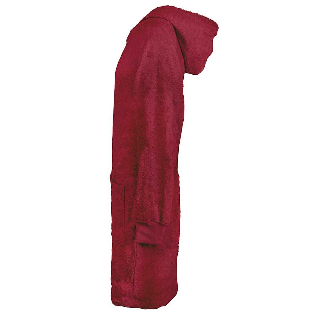 Vidaxl couverture à capuche kinn rouge l coton