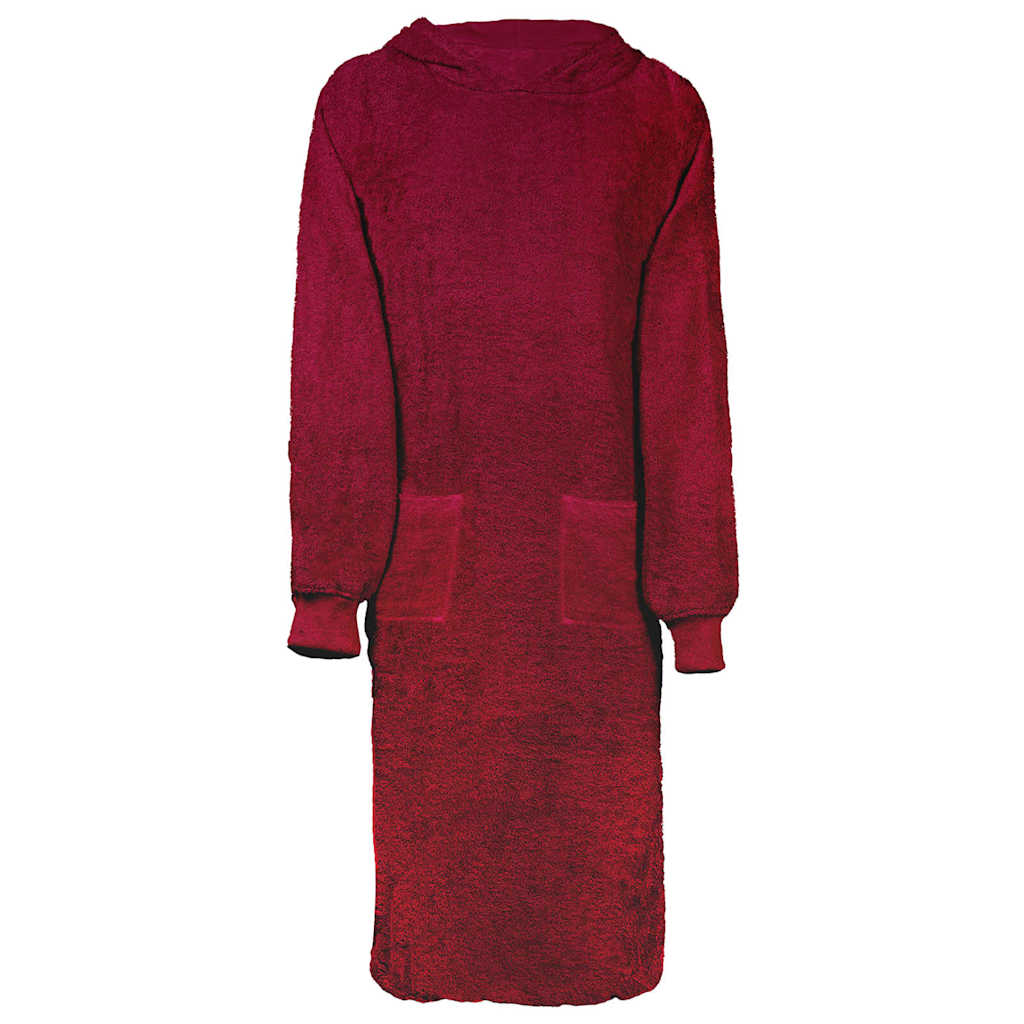 VidaXL couverture à capuche kinn rouge xl coton