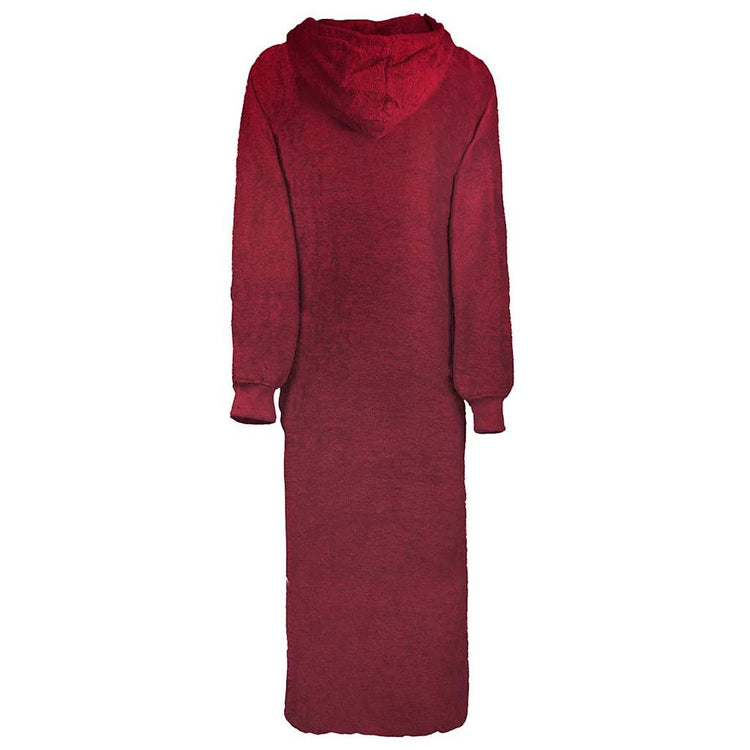 Vidaxl couverture sweat à capuche kinn rouge xxl coton