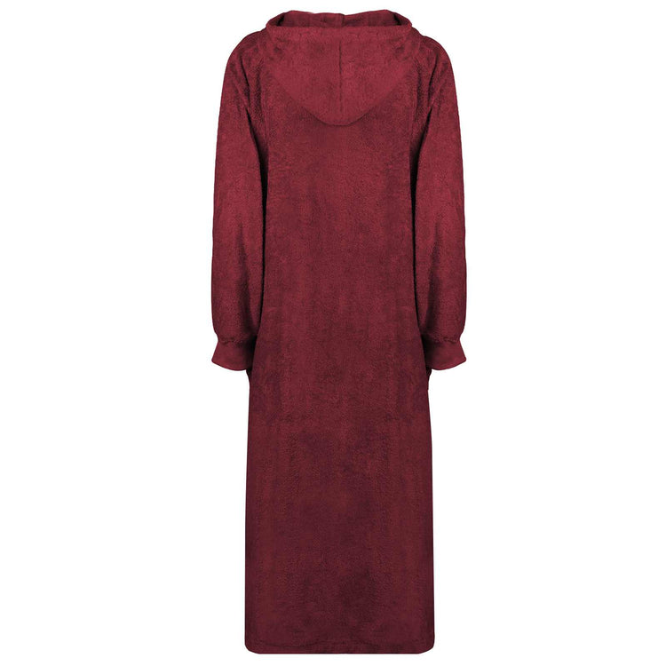 Vidaxl couverture sweat à capuche kinn rouge xxl coton