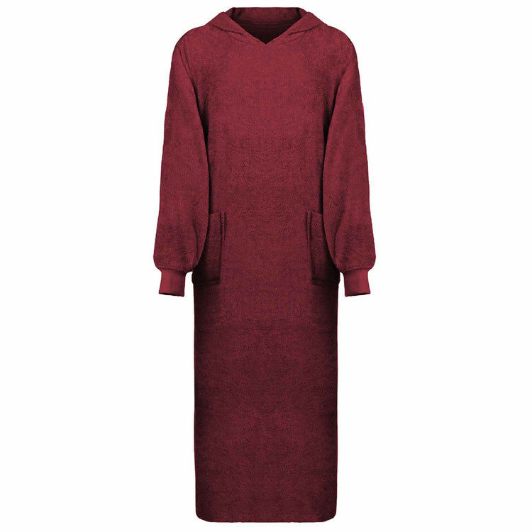 Vidaxl couverture sweat à capuche kinn rouge xxl coton