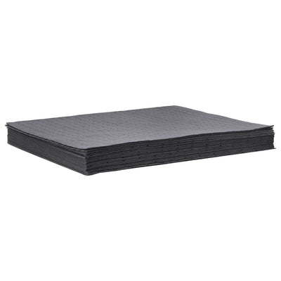 VidaXL tampons absorbant l'huile 25 pcs 40x50 cm gris