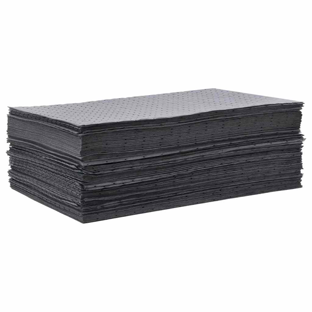 VidaXL tampons absorbant l'huile 100 pcs 40x50 cm gris