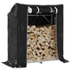 Cheminée Vidaxl avec couvercle de pluie 100.5x40.5x110,5 cm en acier