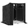 Cheminée Vidaxl avec couvercle de pluie 100.5x100.5x110.5 cm en acier