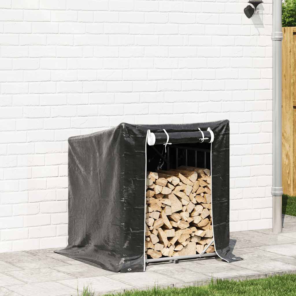Cheminée Vidaxl avec couvercle de pluie 100.5x100.5x110.5 cm en acier