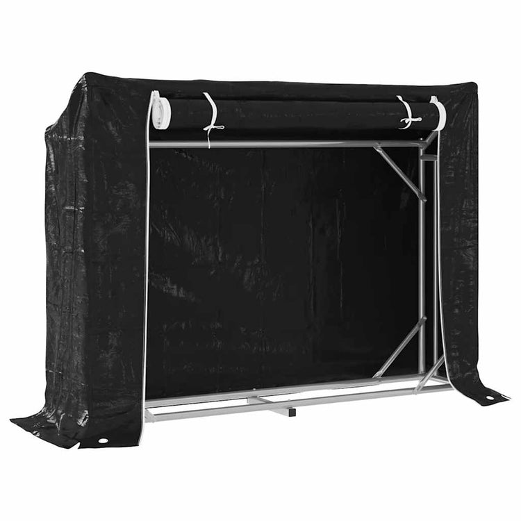 Cheminée Vidaxl avec couvercle de pluie 151x40.5x110,5 cm en acier