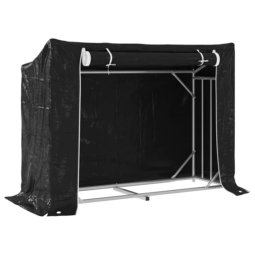 Cheminée Vidaxl avec couvercle de pluie 151x60.5x110,5 cm en acier