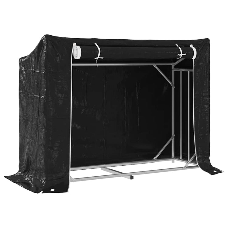 Cheminée Vidaxl avec couvercle de pluie 151x60.5x110,5 cm en acier