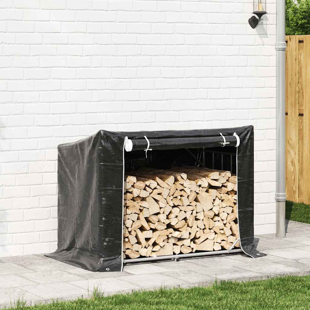 Cheminée Vidaxl avec couvercle de pluie 151x80.5x110,5 cm en acier